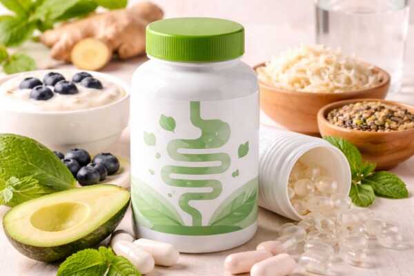 Productos para salud digestiva y probióticos