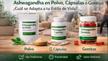Ashwagandha en Polvo, Cápsulas o Gomitas