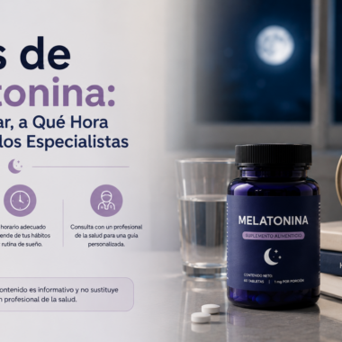 Melatonina como suplemento: Qué es, cómo funciona y para qué sirve